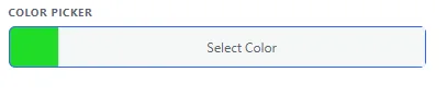 Pure Metafields admin screen: colorpicker